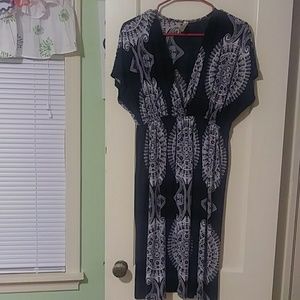 Black and white dress